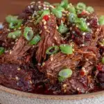 easy sweet Korean beef slow cooker - featured image