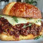 French Onion Beef Sloppy Joes - featured image