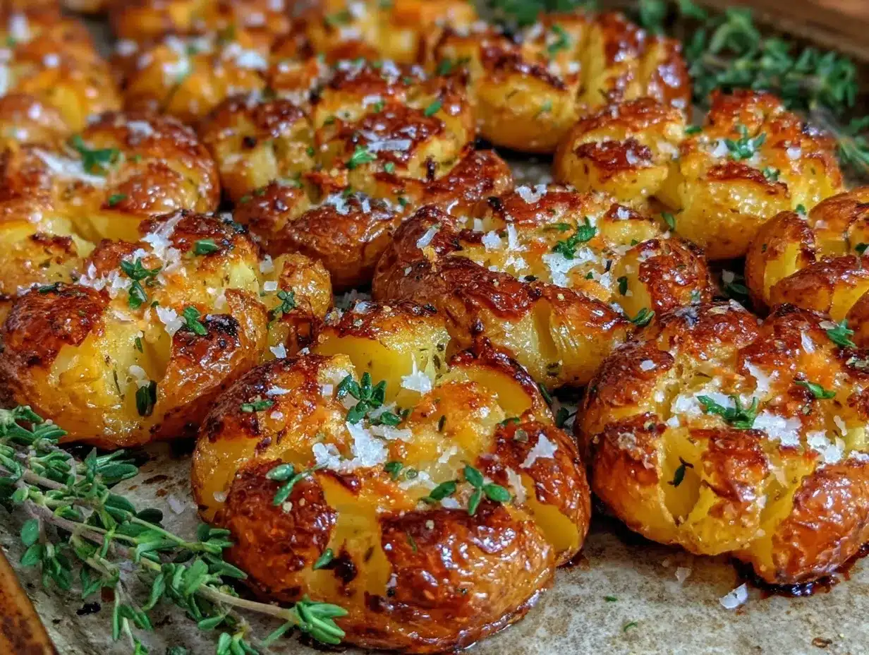 golden smashed yukon potatoes preparation steps
