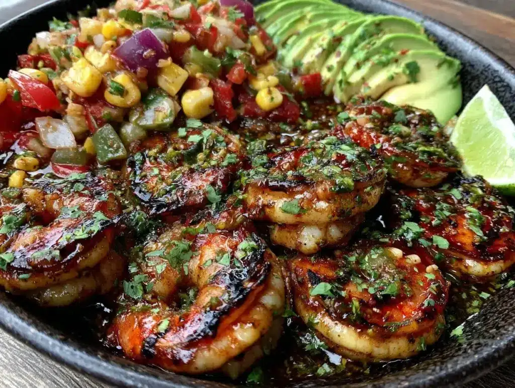 grilled shrimp bowl - featured image