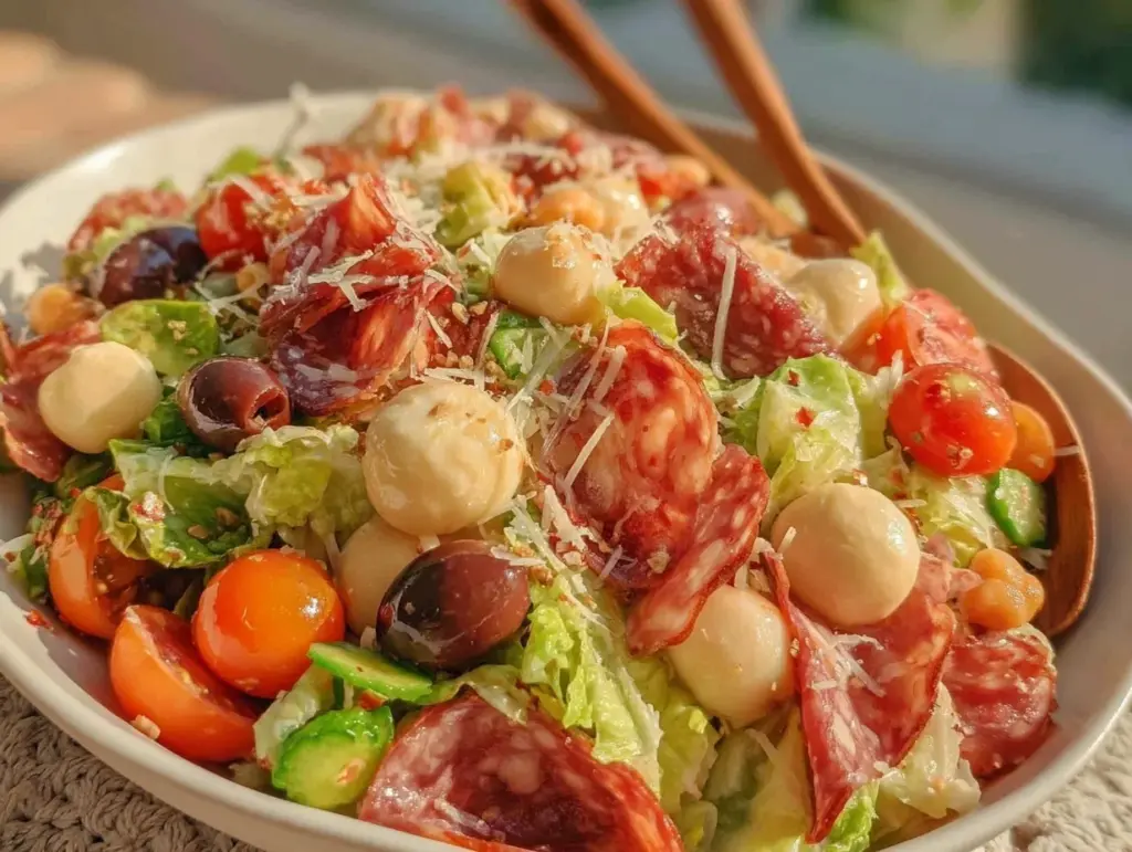 hearty Italian chopped salad recipe - featured image