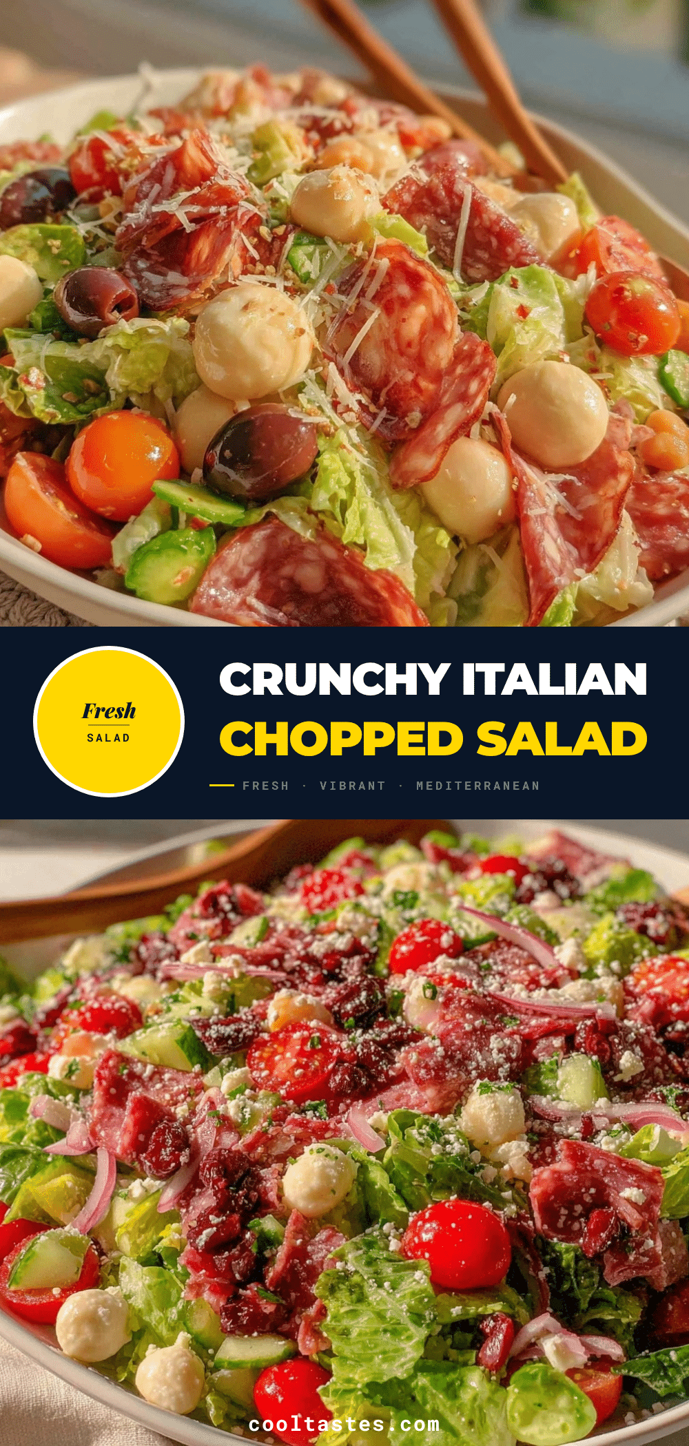 hearty Italian chopped salad recipe recipe