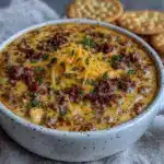 hearty slow cooker hamburger potato soup - featured image