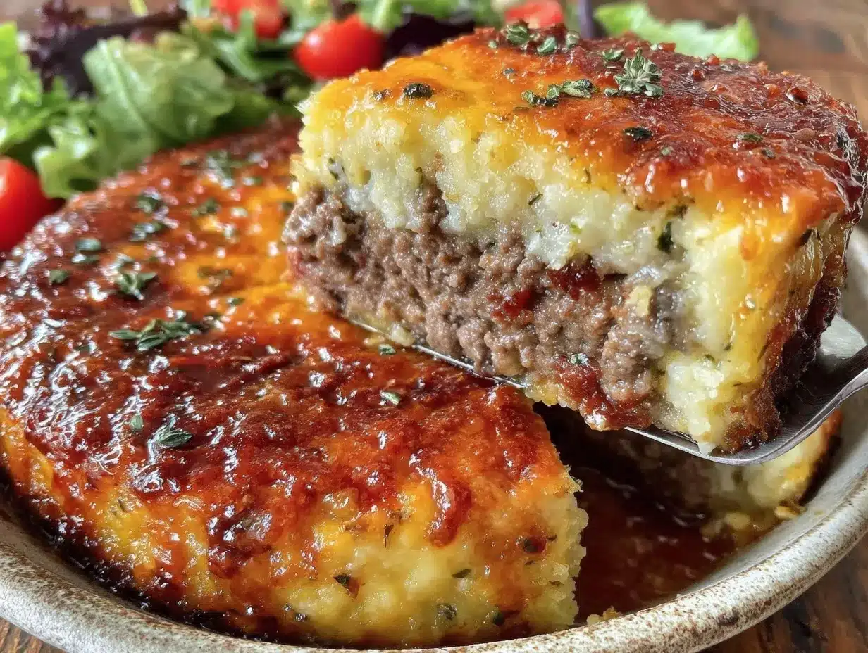 homemade cheeseburger pie preparation steps