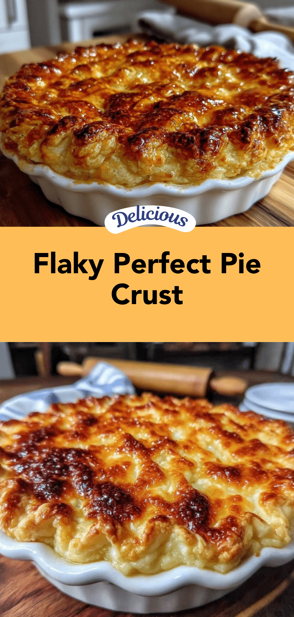 homemade flaky pie crust recipe