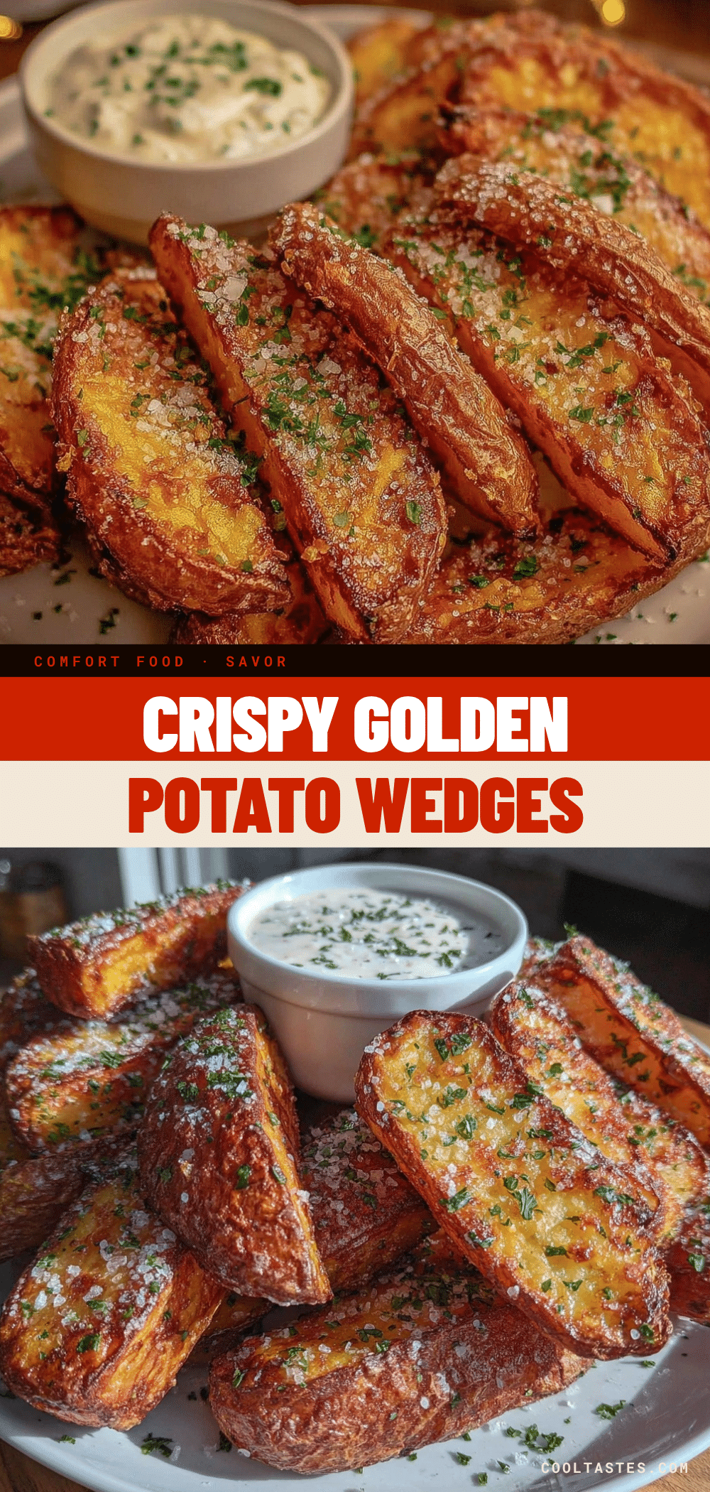 homemade potato wedges recipe
