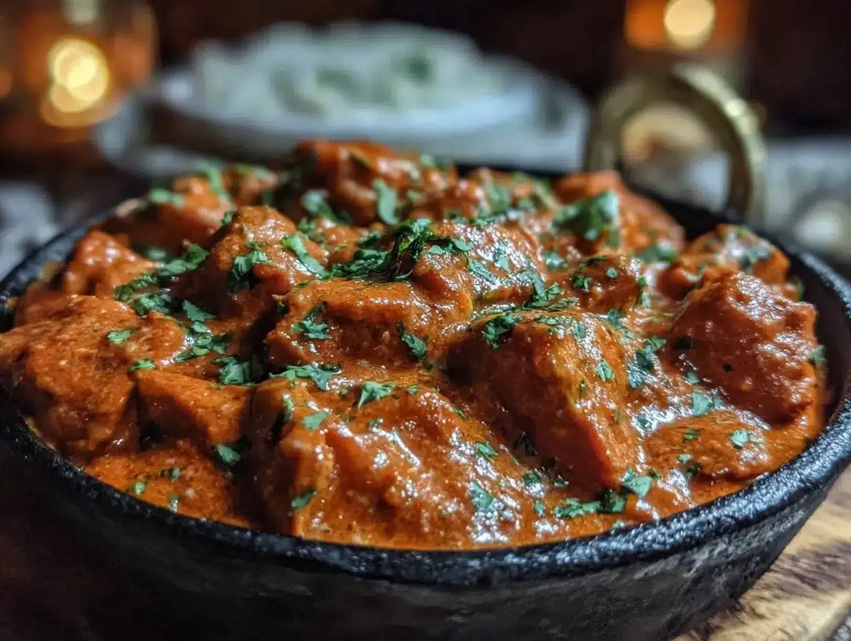 indian butter chicken crockpot recipe preparation steps