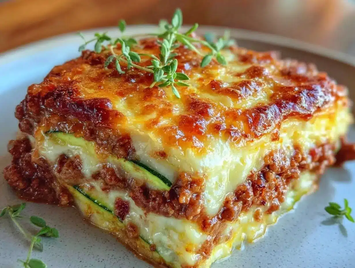 lean zucchini turkey lasagna preparation steps