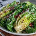lemon parmesan lettuce salad - featured image