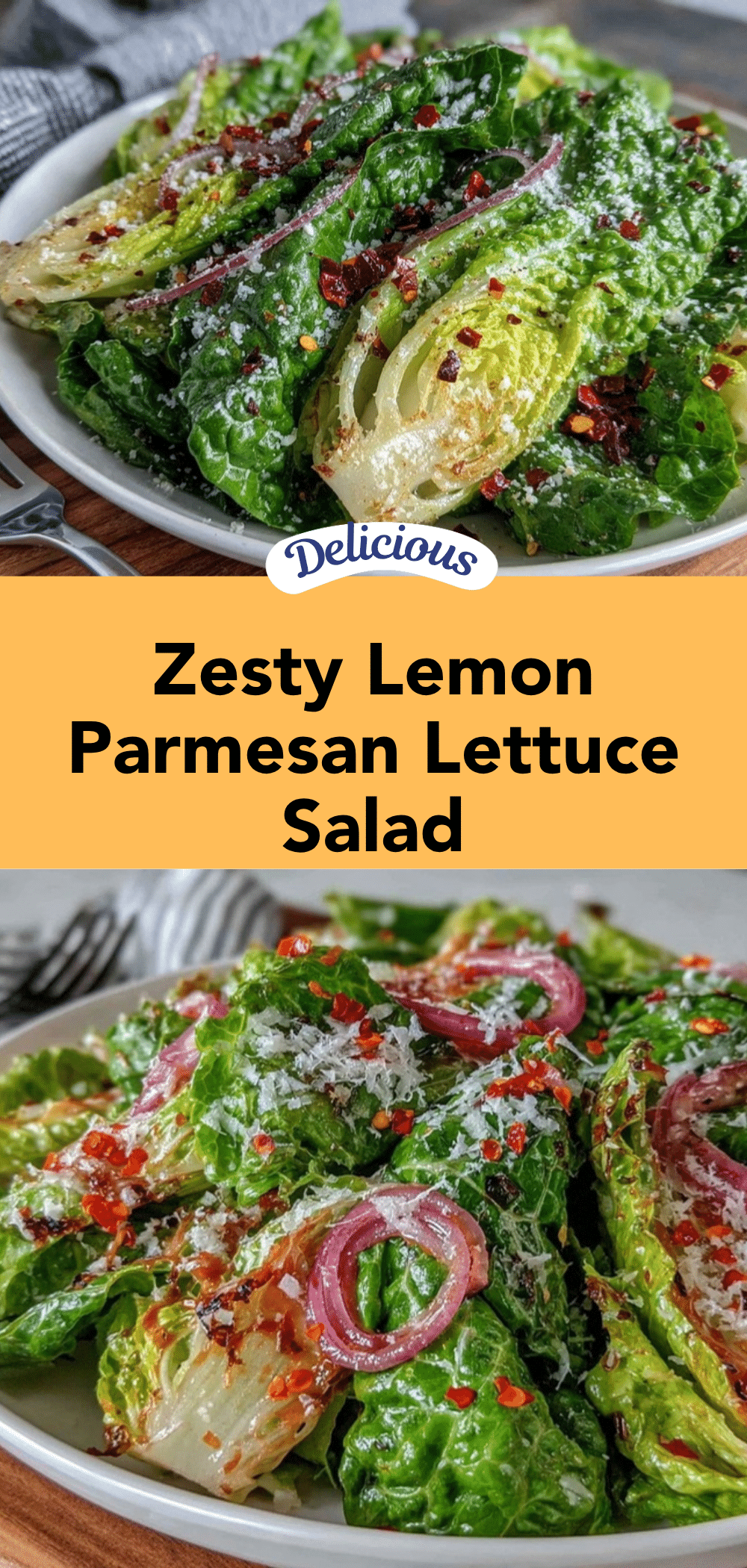 lemon parmesan lettuce salad recipe