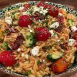 lemony orzo pasta salad - featured image