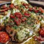 Mediterranean baked fish dinner - featured image