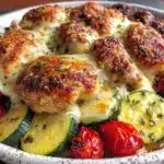 Mediterranean Chicken Zucchini Bake - featured image