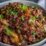 Mongolian ground beef cabbage - featured image