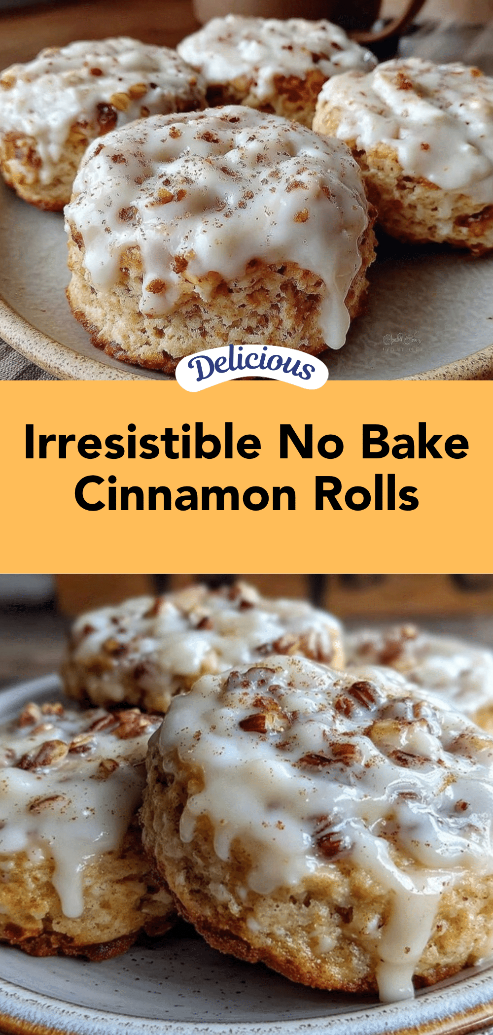 no bake cinnamon roll cookies recipe