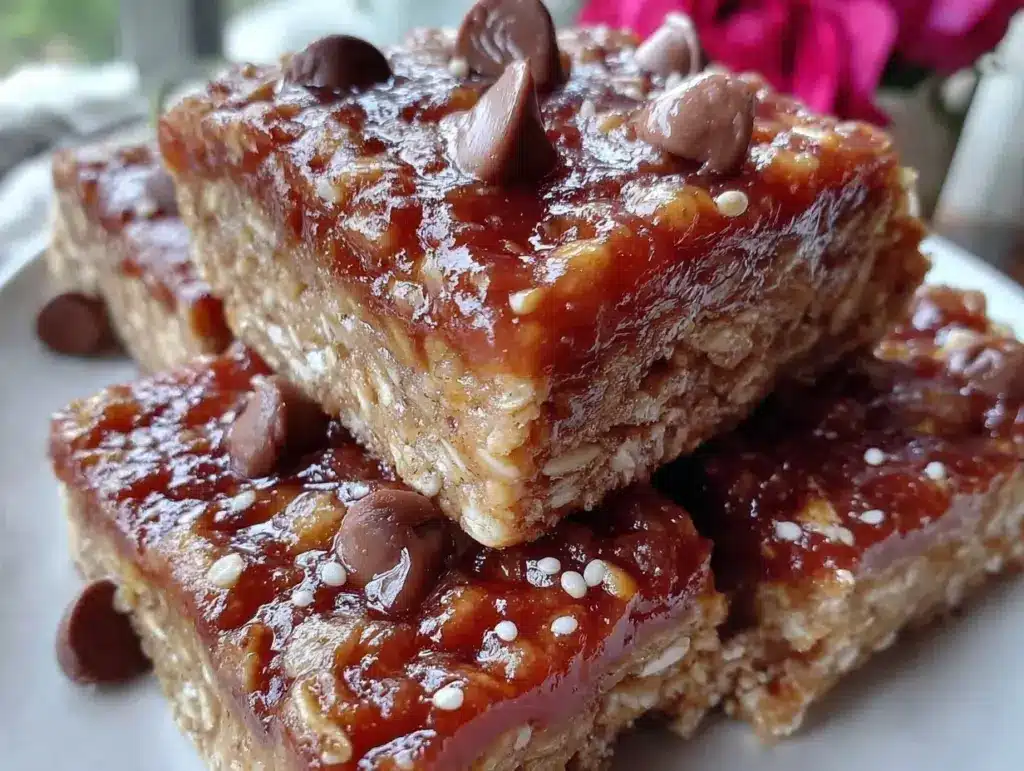 no bake granola bars - featured image