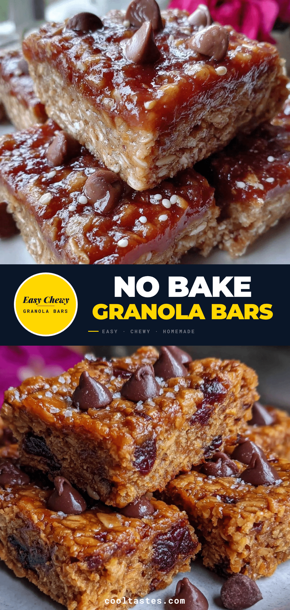 no bake granola bars recipe