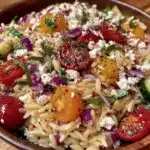Rainbow Orzo Salad - featured image