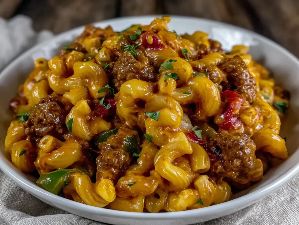Rotel ground beef pasta - featured image
