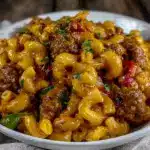 Rotel ground beef pasta - featured image