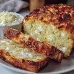 rustic artisan cheese bread - featured image