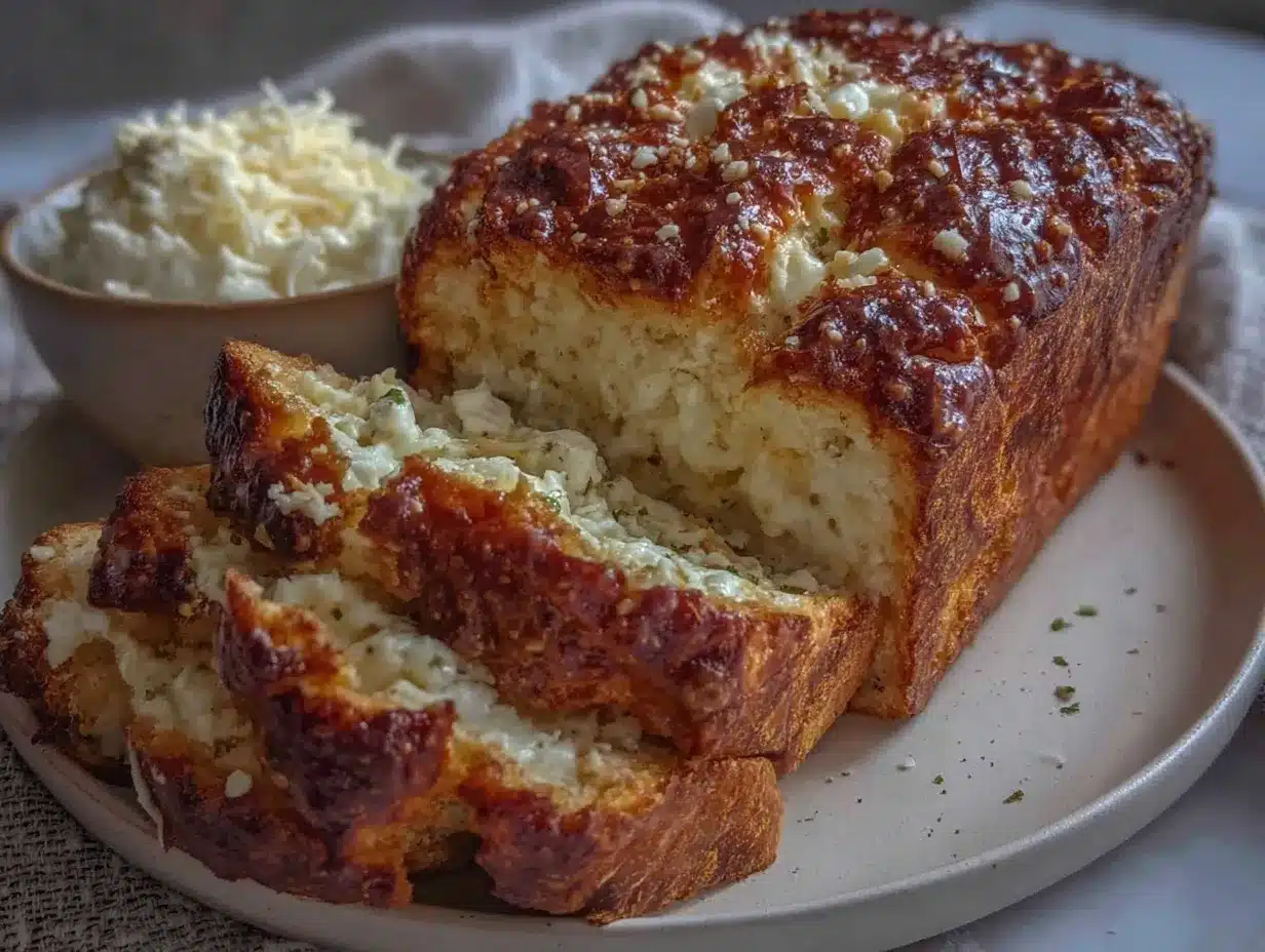 rustic artisan cheese bread preparation steps