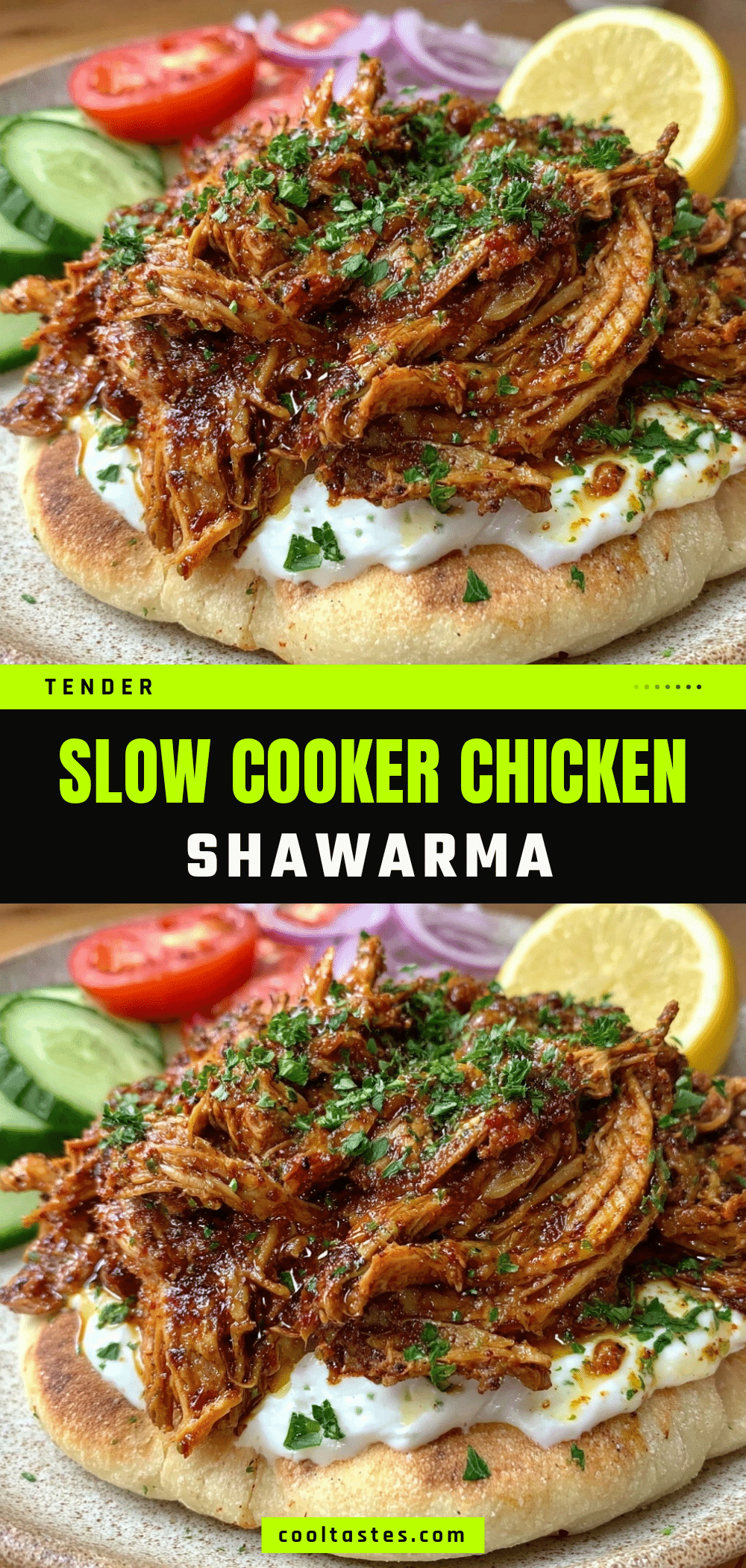 slow cooker chicken shawarma recipe