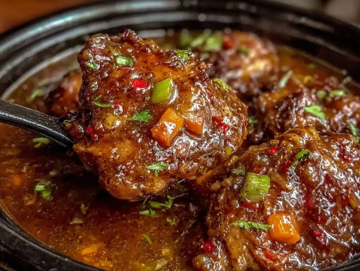 slow cooker chicken thigh pot roast preparation steps