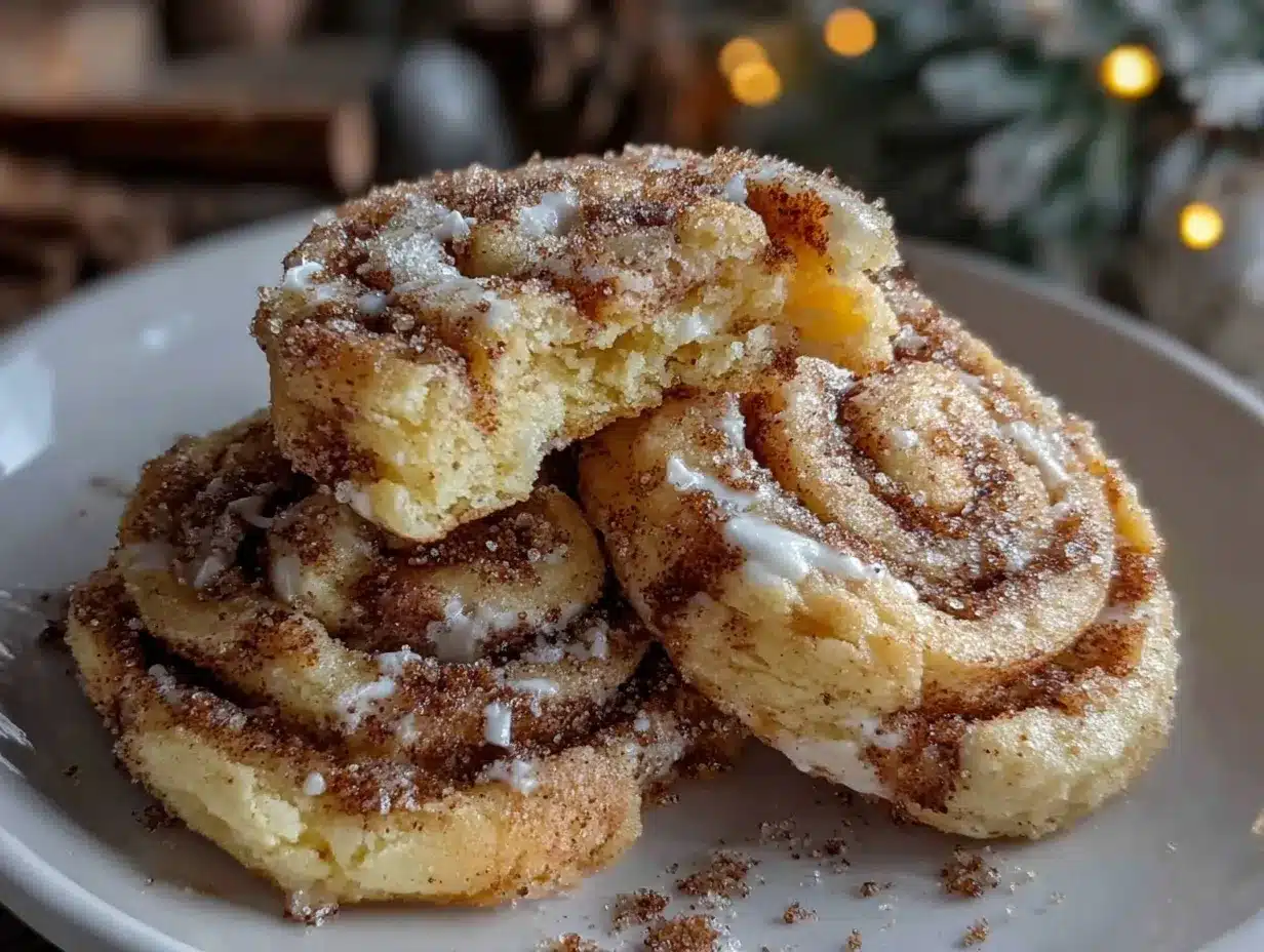 soft cinnamon roll sugar cookies preparation steps