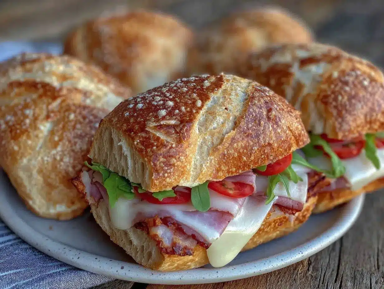 soft fluffy homemade sub rolls preparation steps