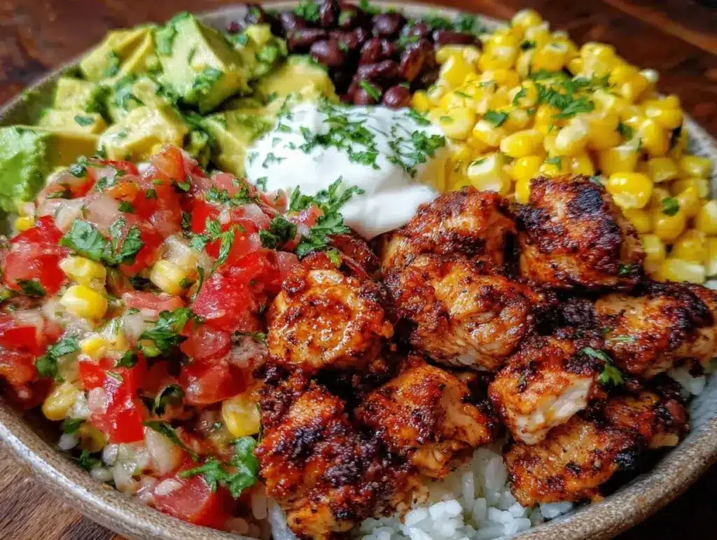 Southwest grilled chicken bowl - featured image