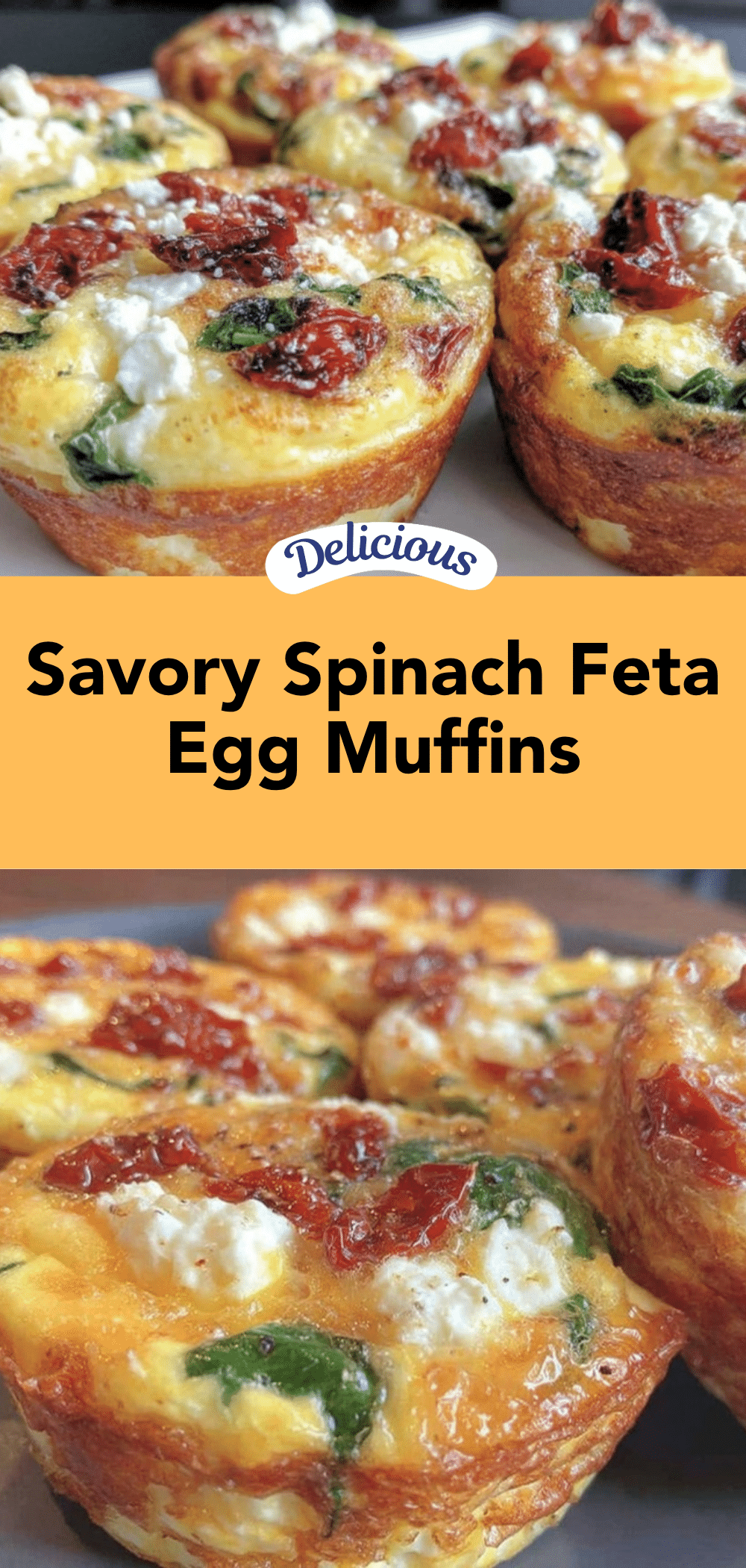 spinach feta egg muffins recipe