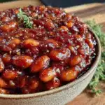 sweet smoky baked beans - featured image