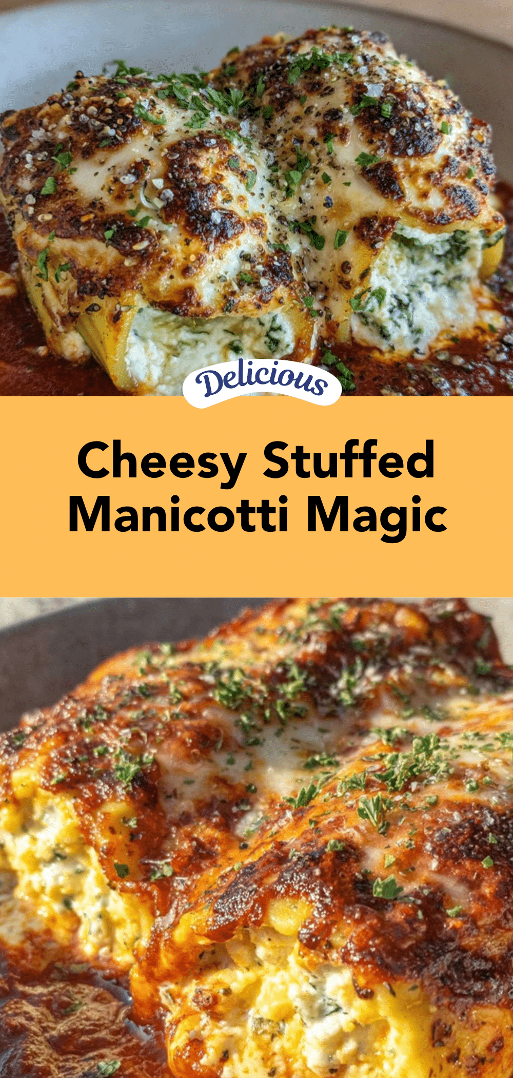 tender stuffed manicotti shells recipe