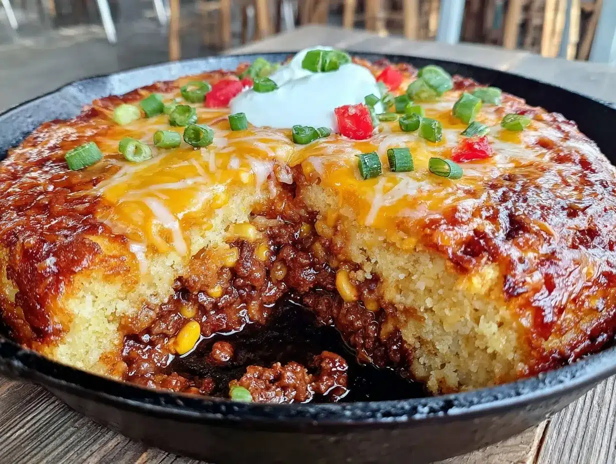 Texas Tamale Pie Casserole preparation steps