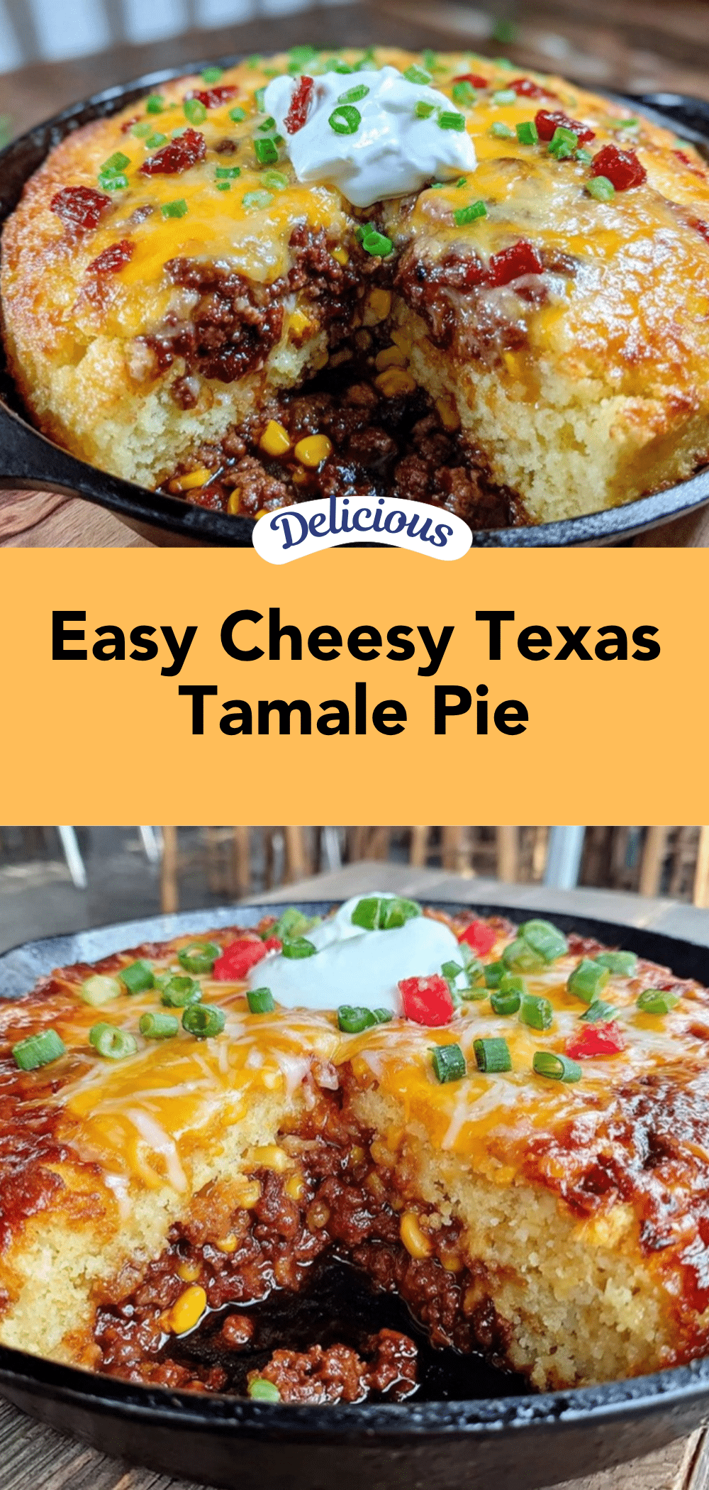 Texas Tamale Pie Casserole recipe