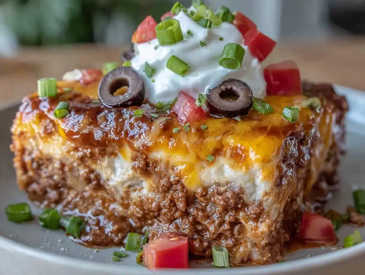 ultimate cheesy taco casserole preparation steps