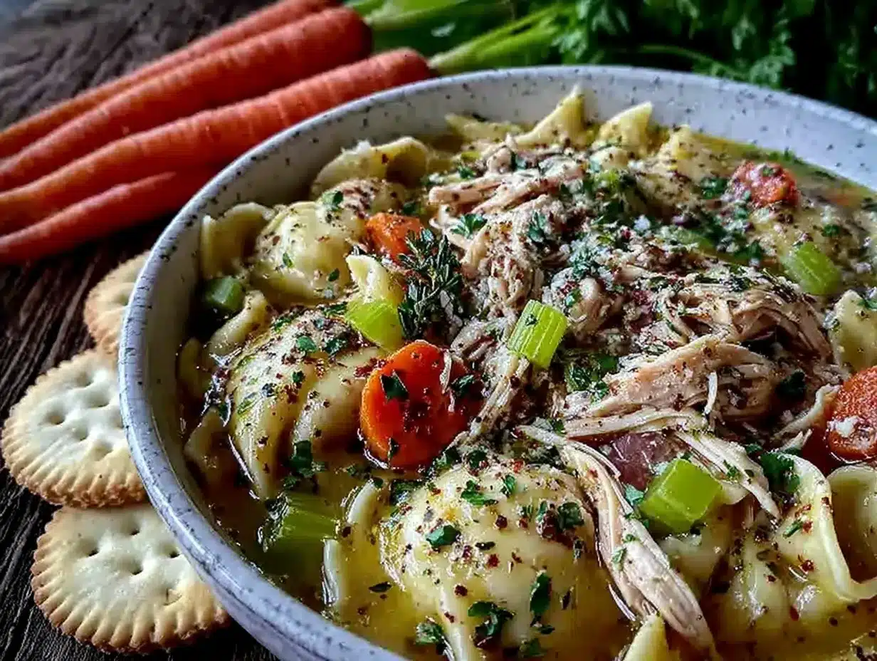 ultimate cozy chicken noodle soup preparation steps