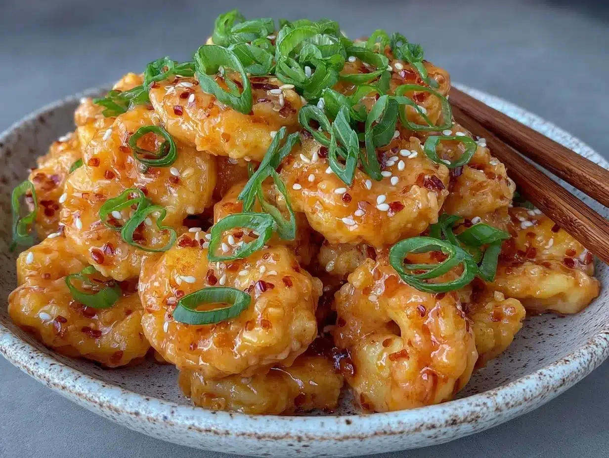 Air Fryer Bang Bang Shrimp preparation steps