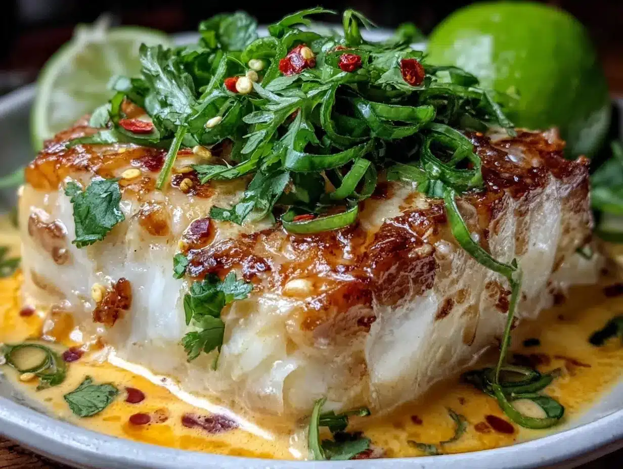baked thai coconut lime cod preparation steps