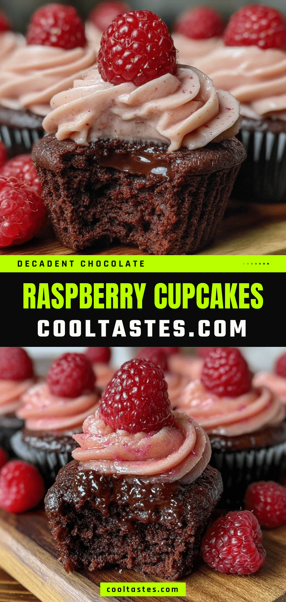 chocolate raspberry cupcakes recipe