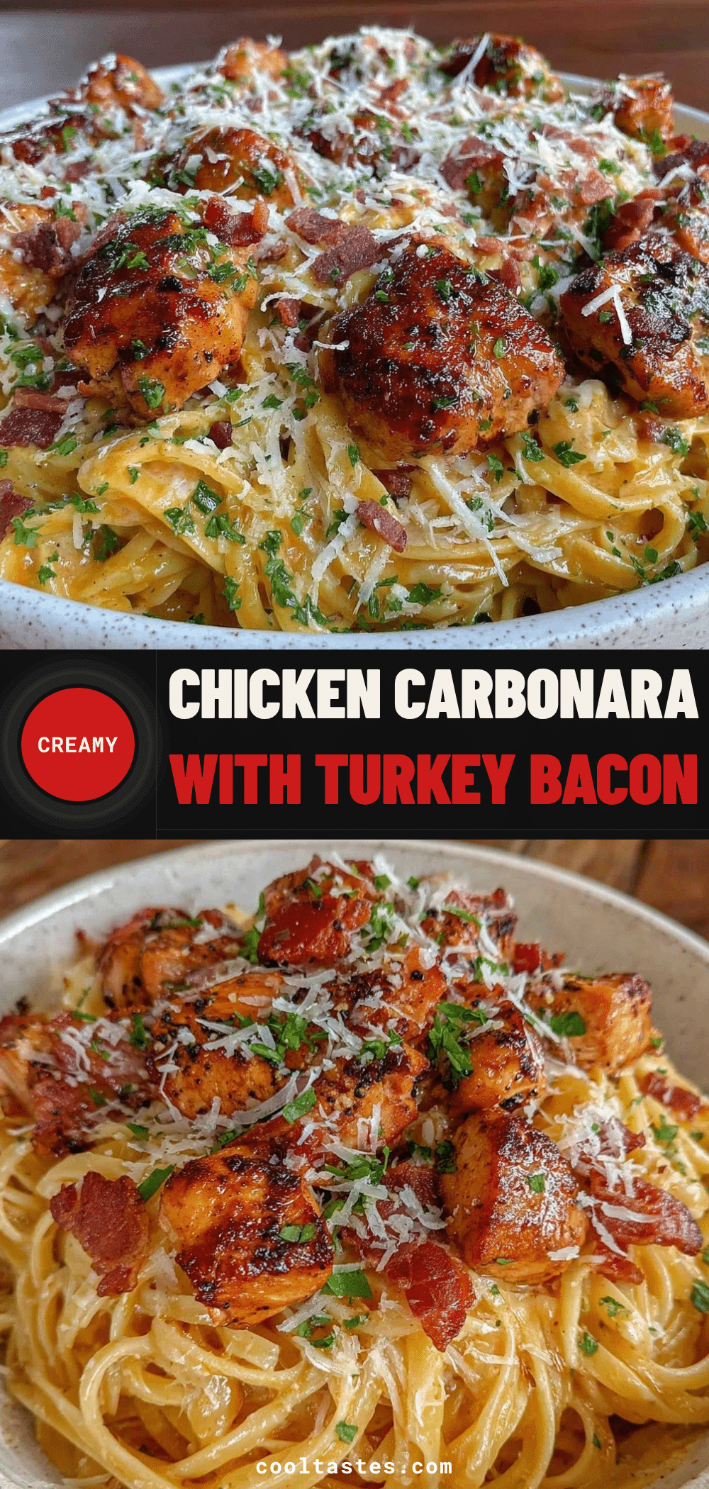 classic chicken carbonara pasta recipe