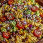 cowboy caviar pasta salad recipe - featured image