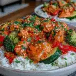 creamy coconut curry chicken crockpot recipe - featured image
