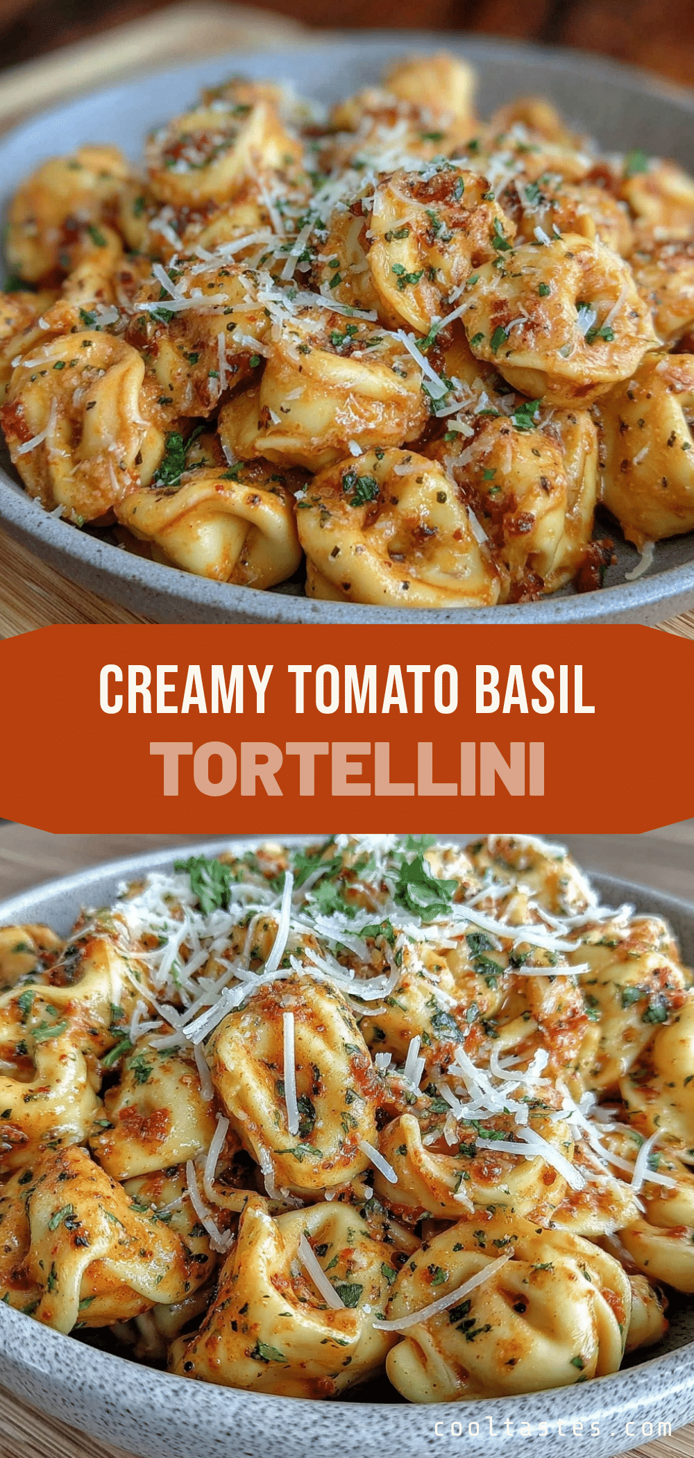 creamy tomato basil tortellini pasta recipe