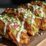 crispy dill pickle ranch chicken tacos - featured image