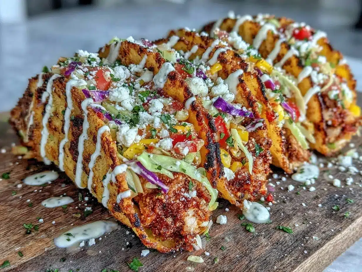 crispy dill pickle ranch chicken tacos preparation steps