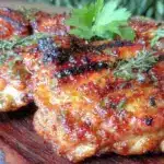 crispy old bay chicken thighs - featured image