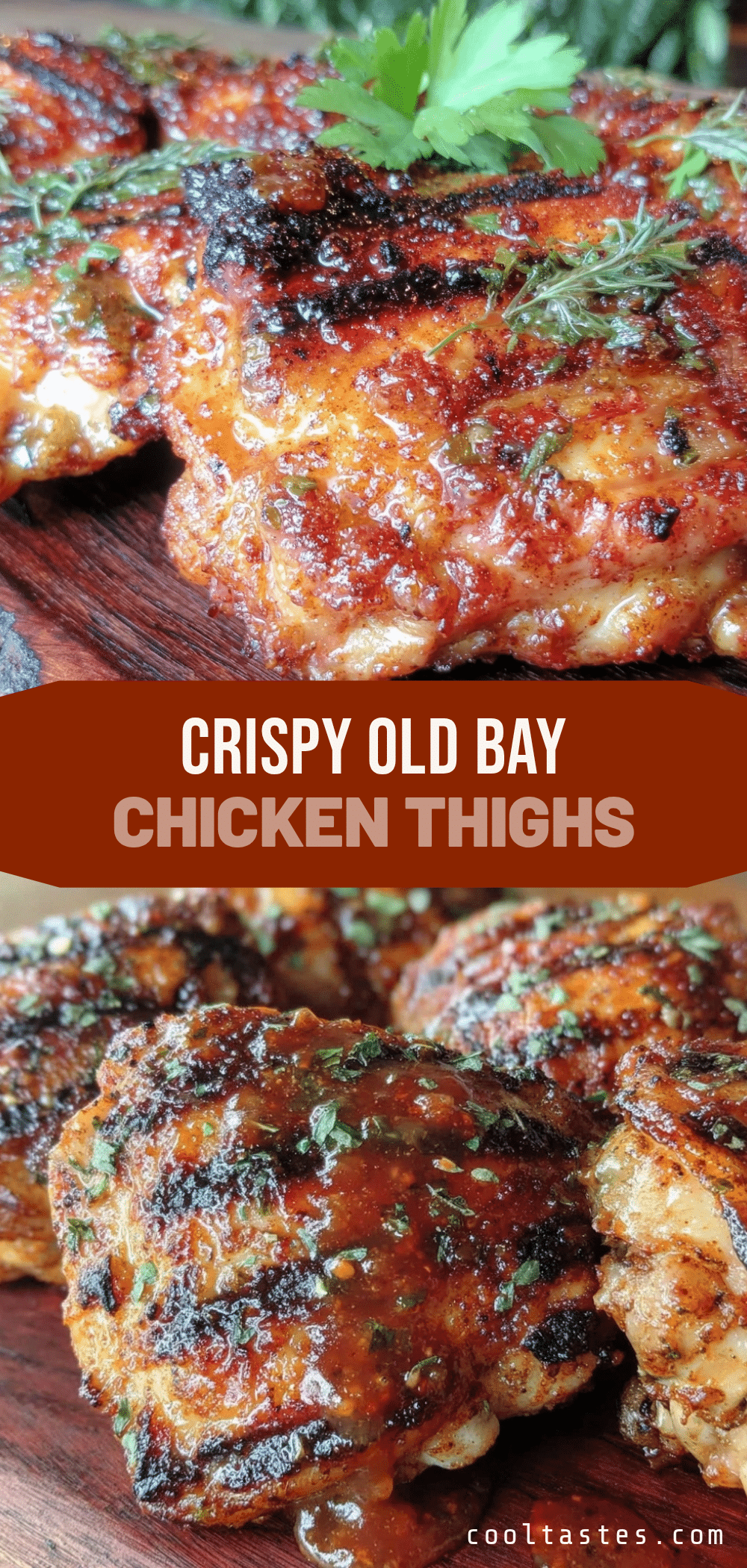 crispy old bay chicken thighs recipe