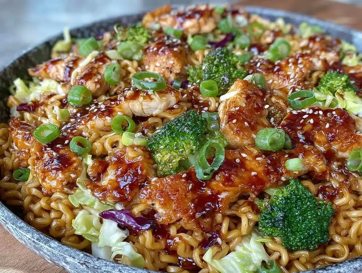 easy chicken lo mein preparation steps